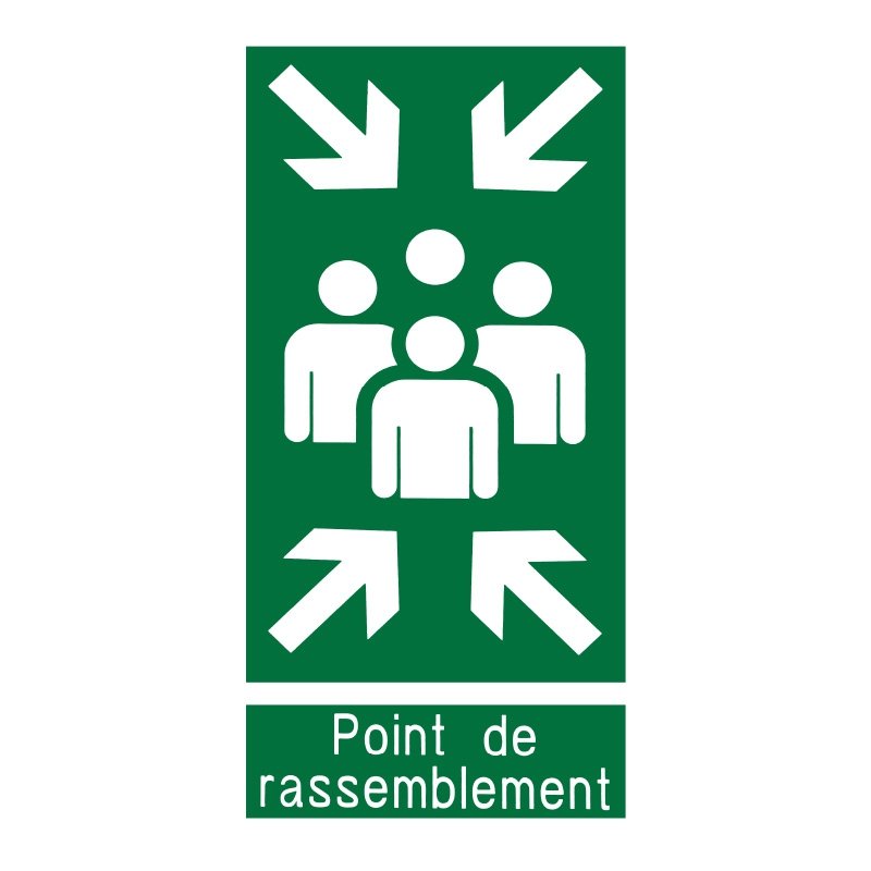 Plaque Point de Rassemblement - GPSMI Plaque Point de Rassemblement - GPSMI – Image 1