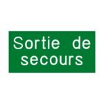 Plaque Sortie de Secours - GPSMI