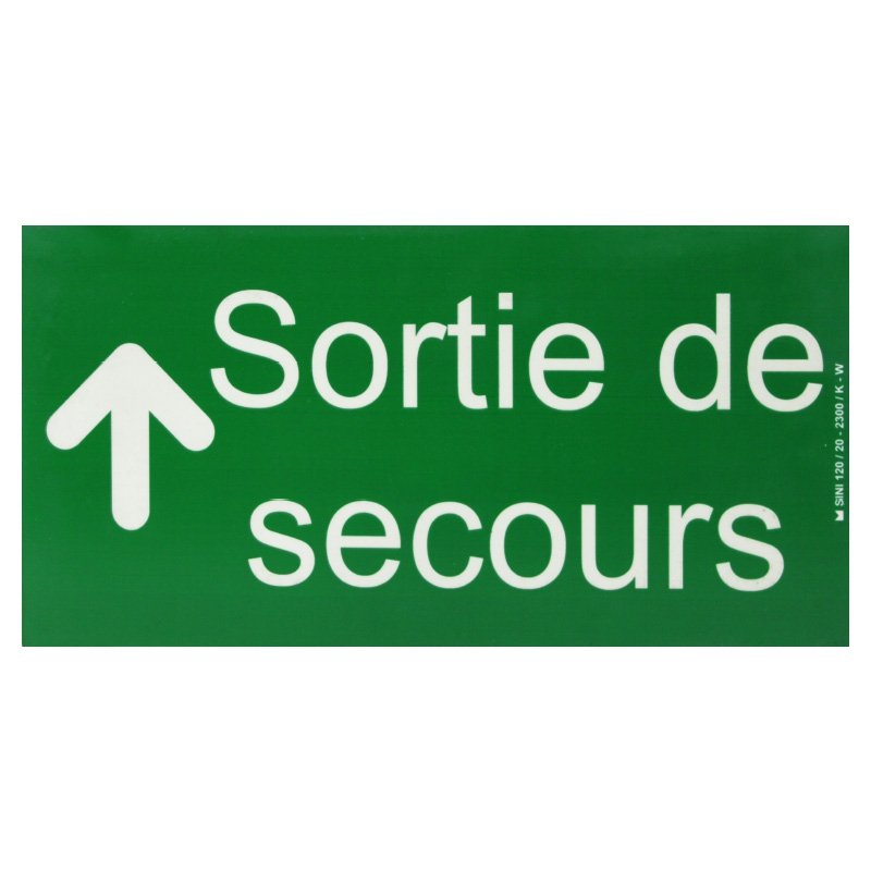 Plaque Sortie de Secours - GPSMI Plaque Sortie de Secours - GPSMI – Image 1
